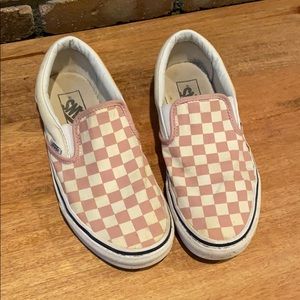 Vans Shoes - Rose Check Classic Vans Slip Ons Vans Shoes - Rose Check Classic Vans Slip Ons